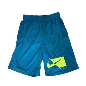 Nike Big Kids' (Boys') Dri-FIT Training Shorts teal size L NWT